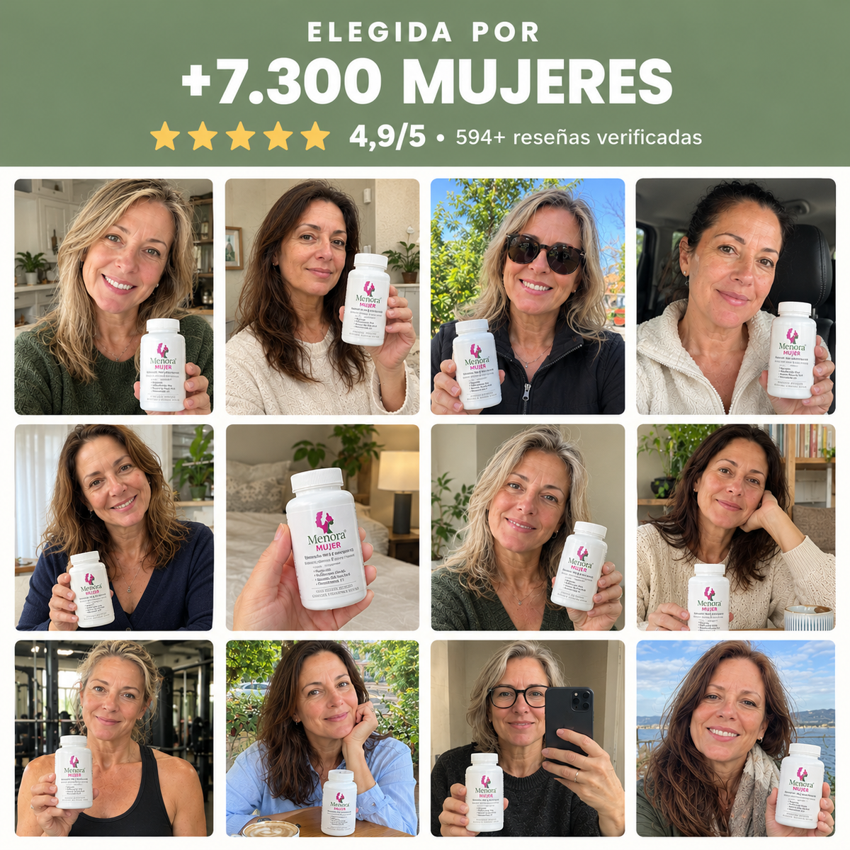 Menora® Mujer - Alivio de hinchazón en la menopausia