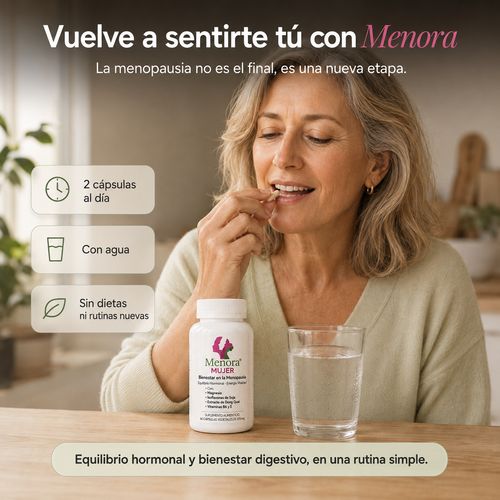 Menora® Mujer - Alivio de hinchazón en la menopausia