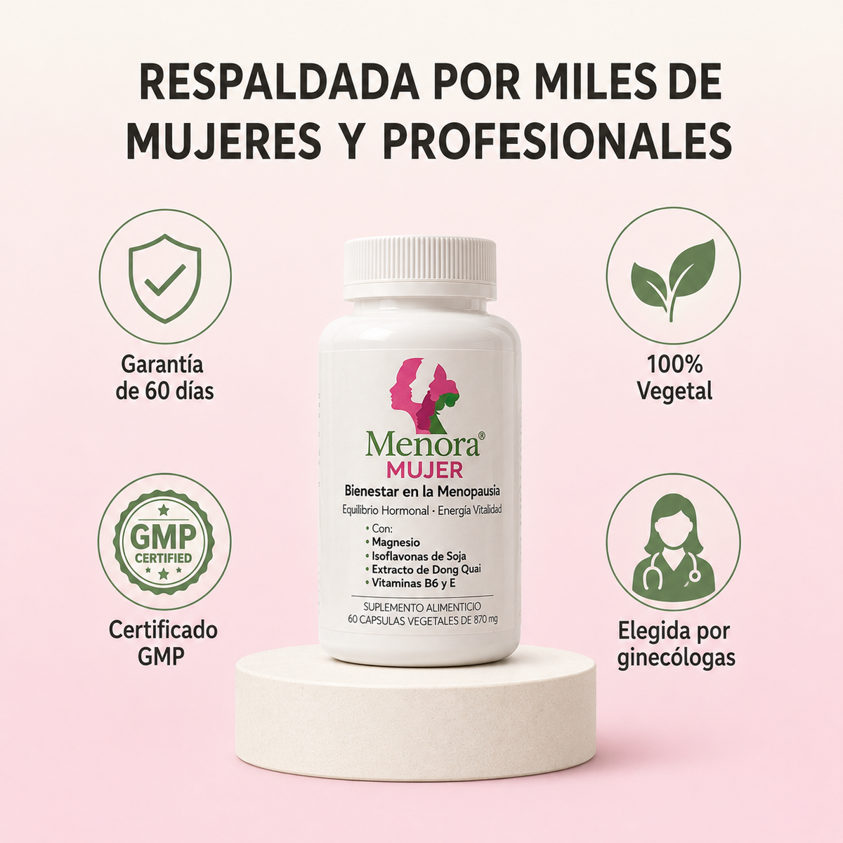 Menora® Mujer - Recuperación del orgasmo y sensibilidad en la menopausia